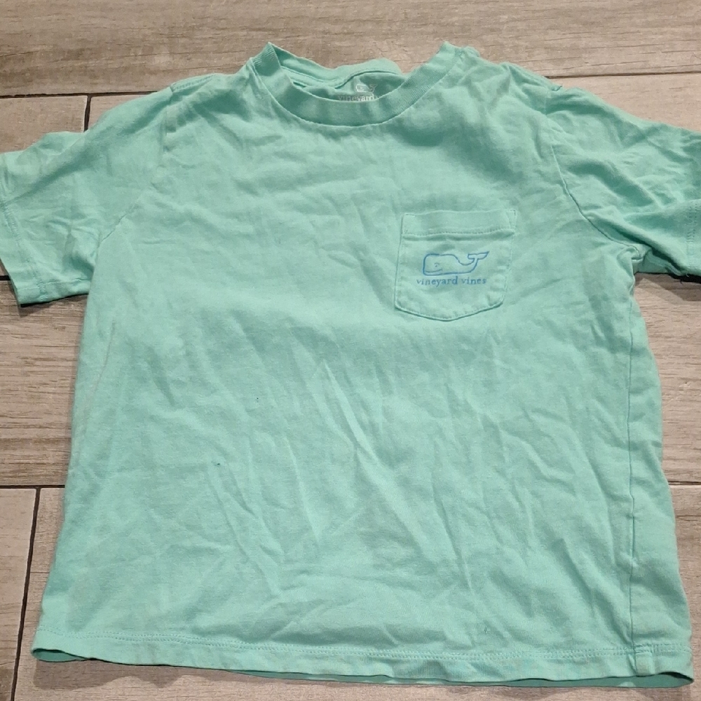 🐣Vineyard Vines Kids' Aqua Short Sleeve Tee🐬